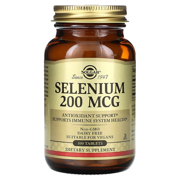 Solgar Selenium 200 mcg 100 viên 033984025417