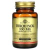 Thực phẩm bổ sung Solgar Ubiquinol (Reduced CoQ10) 100 mg 50 Softgels 033984026414