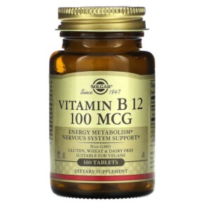 Thực phẩm bổ sung Solgar Vitamin B12 100 mcg 100 Tablets 033984031807