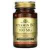 Thực phẩm bổ sung Solgar Vitamin B2 (Riboflavin) 100 mg 100 Vegetable Capsules 033984030503