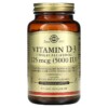 Thực phẩm bổ sung Solgar Vitamin D3 (Cholecalciferol) 125 mcg (5.000 IU) 240 Vegetable Capsules 033984033146