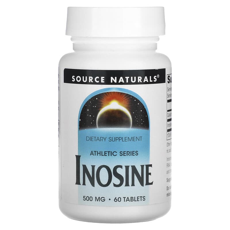 Viên uống Source Naturals Athletic Series Inosine 500 mg 60 viên của Source Naturals 10 source naturals athletic series inosine 500 mg 60 tablets 1323 021078006527