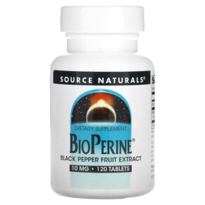 Thực phẩm bổ sung Source Naturals BioPerine 10 mg 120 Tablets 021078006442