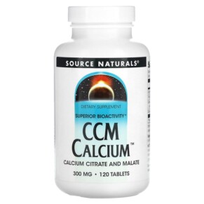 Thực phẩm bổ sung Source Naturals CCM Calcium 300 mg 120 Tablets 021078009597