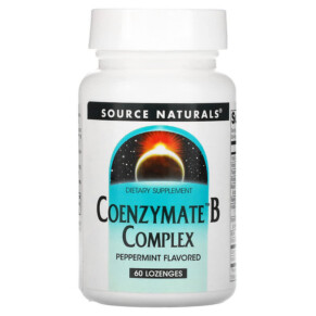Thực phẩm bổ sung Source Naturals Coenzymate B Complex Peppermint 60 Lozenges 021078009436