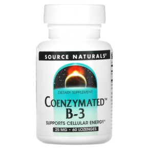 Thực phẩm bổ sung Source Naturals Coenzymated B-3 25 mg 60 Lozenges 021078009375