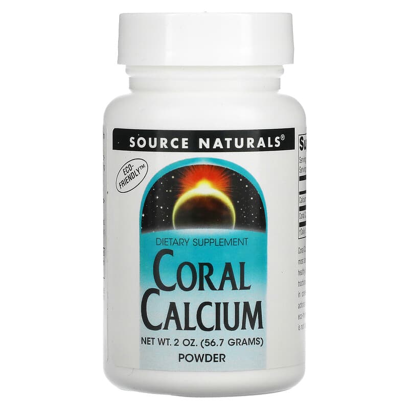 Bột Canxi San Hô Source Naturals 2 oz (56.7 g) 10 source naturals coral calcium powder 2 oz 56 7 g 1158 021078015659