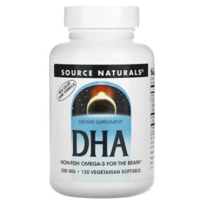 Thực phẩm bổ sung Source Naturals DHA 200 mg 120 Vegetarian Softgels 021078006558