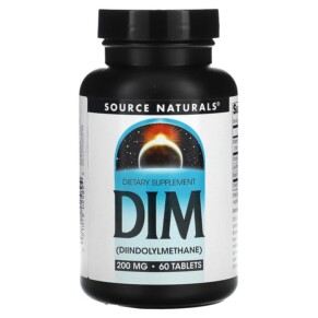 Thực phẩm bổ sung Source Naturals DIM 200 mg 60 Tablets 021078025894