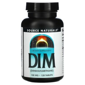 Thực phẩm bổ sung Source Naturals DIM (Diindolylmethane) 100 mg 120 Tablets 021078015673