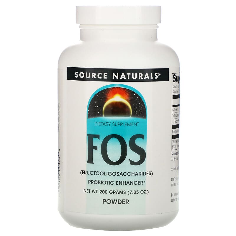 Bột FOS Source Naturals 200 g (7.05 oz) 10 source naturals fos powder 7 05 oz 200 g 1184 021078005780