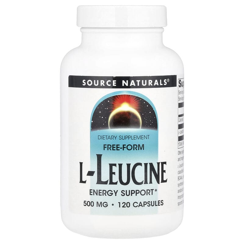 L-Leucine Tự do Source Naturals 1500 mg 120 viên 500 mg mỗi viên 10 source naturals free form l leucine 1 500 mg 120 capsules 500 mg per capsule 144162 021078020530