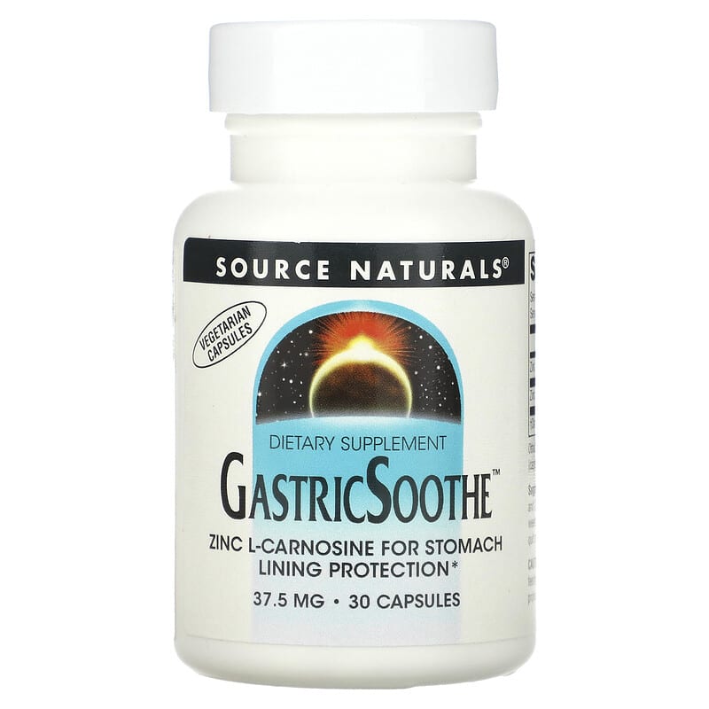 Viên uống giảm khó chịu dạ dày Source Naturals GastricSoothe 37.5 mg 30 viên 10 source naturals gastricsoothe 37 5 mg 30 capsules 22884 021078022954
