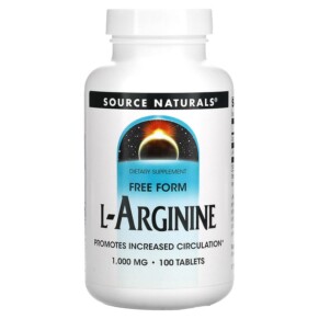 Thực phẩm bổ sung Source Naturals L-Arginine Free Form 1.000 mg 100 Tablets 021078018421