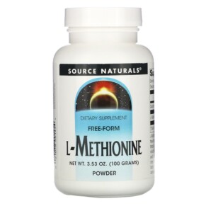 Thực phẩm bổ sung Source Naturals L-Methionine 3.53 oz (100 g) 021078001454