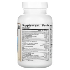 Thành phần vi chất của Source Naturals Life Force Multiple 120 Capsules 021078014225