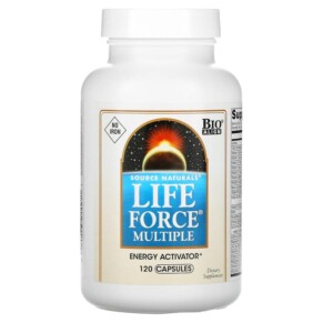 Thực phẩm bổ sung Source Naturals Life Force Multiple No Iron 120 Capsules 021078014911