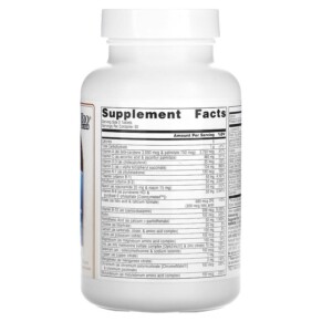 Viên uống Source Naturals Life Force Multiple No Iron 60 viên 3 Thành phần vi chất của Source Naturals Life Force Multiple No Iron 60 Tablets 021078009658