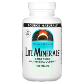 Thực phẩm bổ sung Source Naturals Life Minerals No Iron 120 Tablets 021078006428