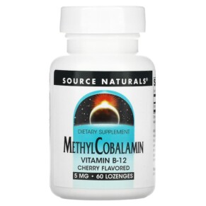 Thực phẩm bổ sung Source Naturals MethylCobalamin Cherry 5 mg 60 Lozenges 021078013297