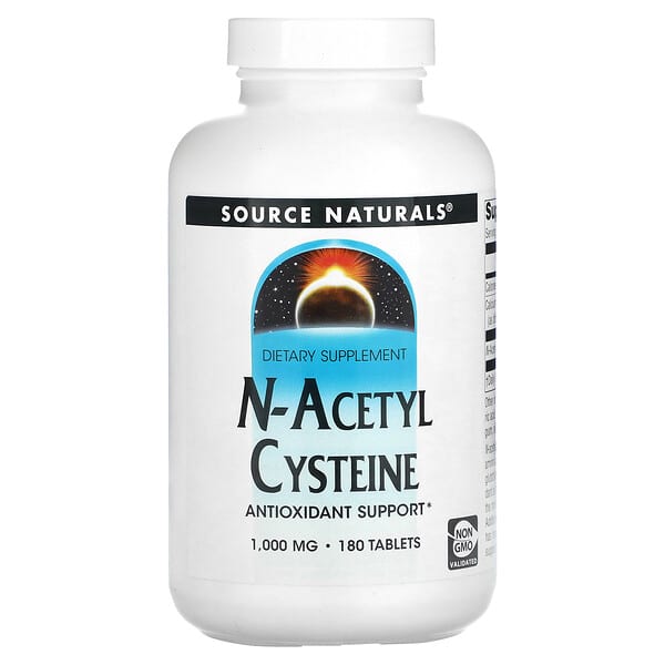 Source Naturals N-Acetyl Cysteine 1.000 mg 180 viên 021078026778