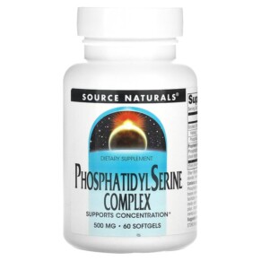 Thực phẩm bổ sung Source Naturals Phosphatidyl Serine Complex 500 mg 60 Softgels 021078005629
