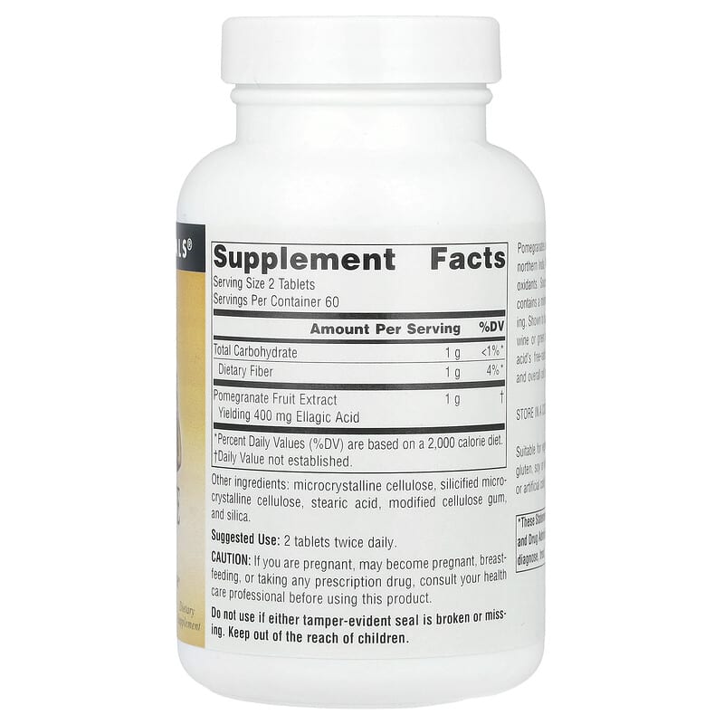 Chiết Xuất Lựu Source Naturals 1000 mg 120 viên 500 mg mỗi viên 9 Chiết Xuất Lựu Source Naturals 1000 mg 120 viên 500 mg mỗi viên 021078016281