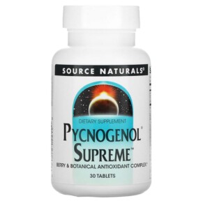Thực phẩm bổ sung Source Naturals Pycnogenol Supreme 30 Tablets 021078022190