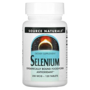 Thực phẩm bổ sung Source Naturals Selenium 200 mcg 120 Tablets 021078008118