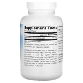 Viên uống GABA Calm Mind 750 mg 180 viên của Source Naturals - Hỗ trợ tinh thần thư giãn & an lạc 3 Thành phần vi chất của Source Naturals Serene Science GABA Calm Mind 750 mg 180 Tablets 021078002680