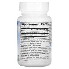 Viên uống Source Naturals Serene Science L-Theanine 200 mg 60 viên 3 Thành phần vi chất của Source Naturals Serene Science L-Theanine 200 mg 60 Tablets 021078014997