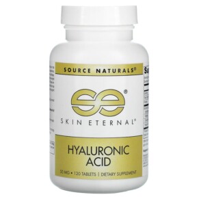 Thực phẩm bổ sung Source Naturals Skin Eternal Hyaluronic Acid 50 mg 120 Tablets 021078016267