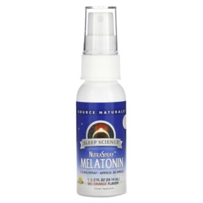 Thực phẩm bổ sung Source Naturals Sleep Science NutraSpray Melatonin Orange 1.5 mg 2 fl oz (59.14 ml) 021078003281