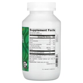 Viên uống tảo Spirulina 500 mg 500 viên của Source Naturals 3 Thành phần vi chất của Source Naturals Spirulina 500 mg 500 Tablets 021078006398