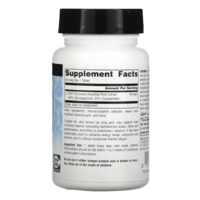 Viên uống tăng cường sinh lý nam Source Naturals Tongkat Ali 30 viên 3 Thành phần vi chất của Source Naturals Tongkat Ali Male Libido Tonic 30 Tablets 021078016731