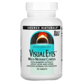 Thực phẩm bổ sung Source Naturals Visual Eyes Multi-Nutrient Complex 90 Tablets 021078003885