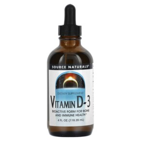 Thực phẩm bổ sung Source Naturals Vitamin D-3 4 fl oz (118.28 ml) 021078022763