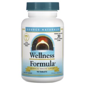 Thực phẩm bổ sung Source Naturals Wellness Formula 90 Tablets 021078000228