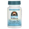 Vitamin D-3 50 mcg (2000 IU) 200 Softgels Source Naturals - viên uống bổ sung Vitamin D-3 từ Source Naturals 5 Thực phẩm bổ sung Source Naturals Wellness Vitamin D-3 50 mcg (2.000 IU) 200 Softgels 021078023739