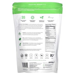 Bột Protein Thực Vật Hữu Cơ Sprout Living Epic Protein Superfoods Green Kingdom 1 lb 456 g 3 Thành phần vi chất của Sprout Living Epic Protein Organic Plant Protein + Superfoods Green Kingdom 1 lb (456 g) 852457007121