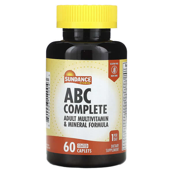 Sundance Vitamins ABC Complete Adult Multivitamin & Mineral Formula 60 viên 840093140043