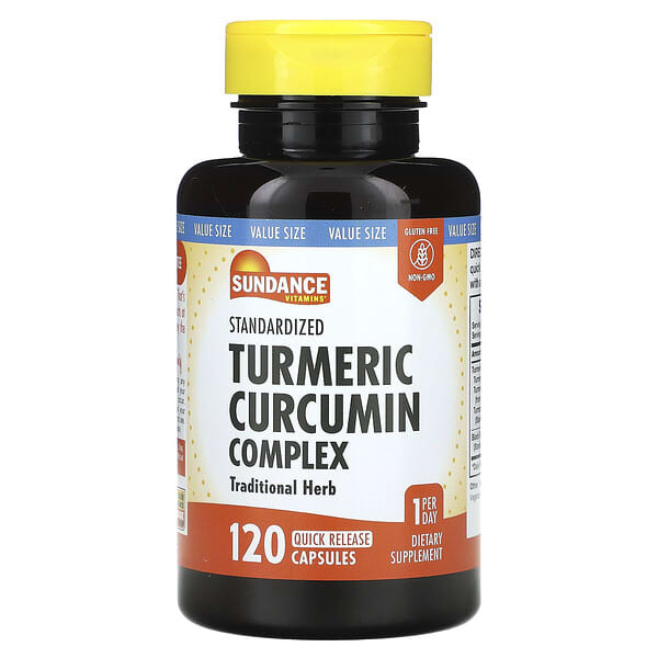 Sundance Vitamins Standardized Turmeric Curcumin Complex 120 viên 840093140258