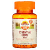 Thực phẩm bổ sung Sundown Naturals Essential Iron 65 mg 120 Tablets 030768412838