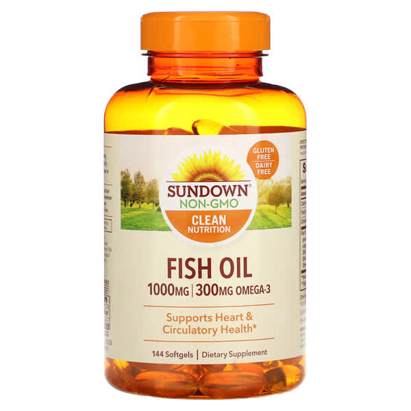 Sundown Naturals Fish Oil 1.000 mg 144 viên 10 sundown naturals fish oil 1 000 mg 144 softgels 67828 030768123369