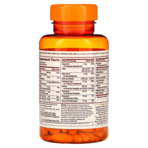 Viên uống Sundown Naturals Hair Skin & Nails 120 viên chăm sóc tóc da móng 3 Thành phần vi chất của Sundown Naturals Hair Skin & Nails 120 Caplets 030768075842