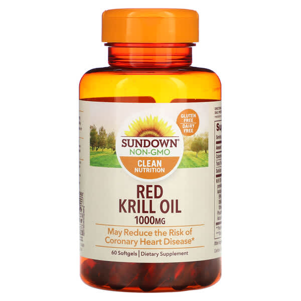 Sundown Naturals Red Krill Oil 1.000 mg 60 viên 030768295455