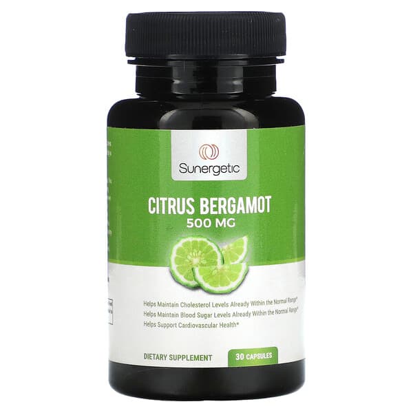 Sunergetic Citrus Bergamot 500 mg 30 viên 852207008194