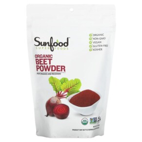 Thực phẩm bổ sung Sunfood Organic Beet Powder 8 oz (227 g) 803813101717