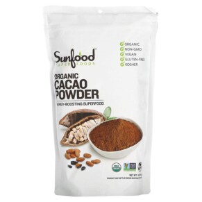 Thực phẩm bổ sung Sunfood Organic Cacao Powder 1 lb (454 g) 803813035029