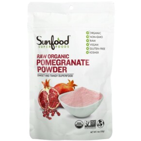 Thực phẩm bổ sung Sunfood Raw Organic Pomegranate Powder 4 oz (113 g) 803813102424